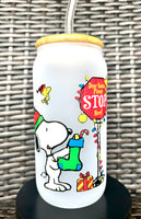 Snoopy Glass Can