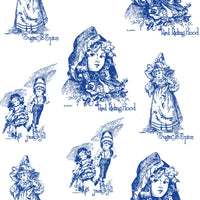 Tea Towels- Storybook Herpin Toile