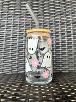 Daisy Ghost Glass Cup