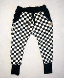 B/W Checkered Joggers