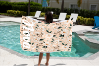 Peach Magnolia Beach Towel