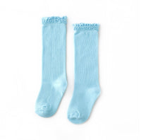 Aqua Lace Top Knee Highs