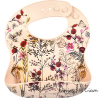 Floral Silicone Bib